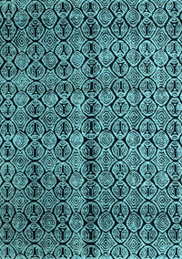 Abstract Light Blue Modern Rug, abs5003lblu