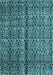 Abstract Light Blue Modern Rug, abs5003lblu