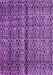 Machine Washable Abstract Purple Modern Area Rugs, wshabs5003pur