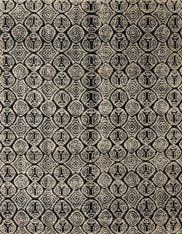 Abstract Light French Beige Brown Modern Rug, abs5003
