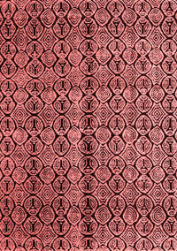 Abstract Red Modern Rug, abs5003red