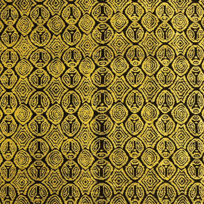 Abstract Yellow Modern Rug, abs5003yw