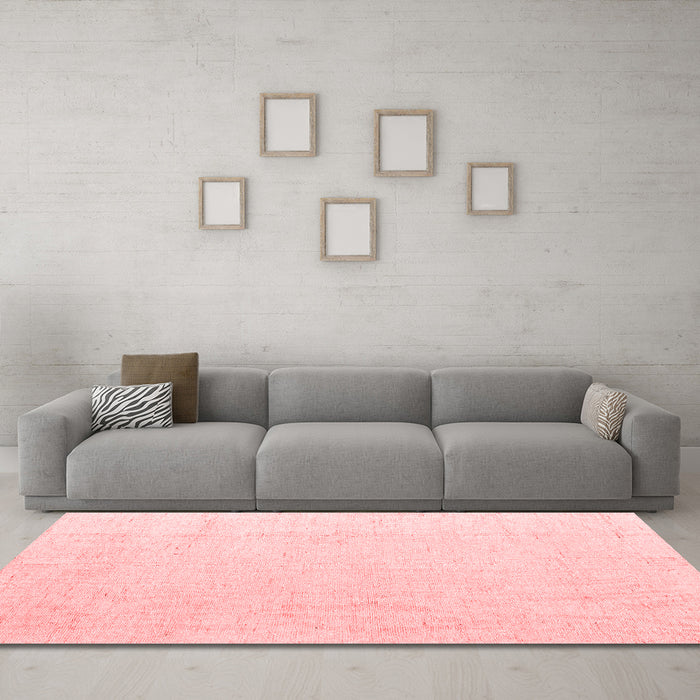 Modern Red Washable Rugs