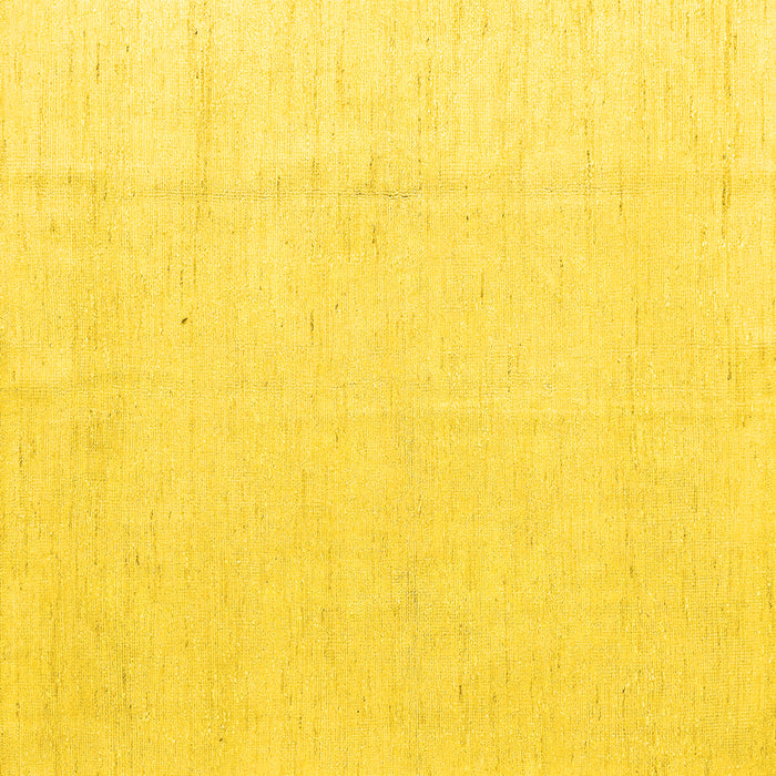 Square Solid Yellow Modern Rug, abs5004yw