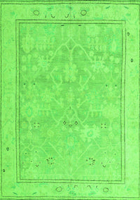 Oriental Green Traditional Rug, abs5005grn