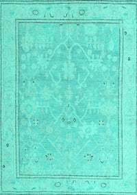 Oriental Turquoise Traditional Rug, abs5005turq