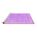 Sideview of Machine Washable Oriental Purple Traditional Area Rugs, wshabs5005pur