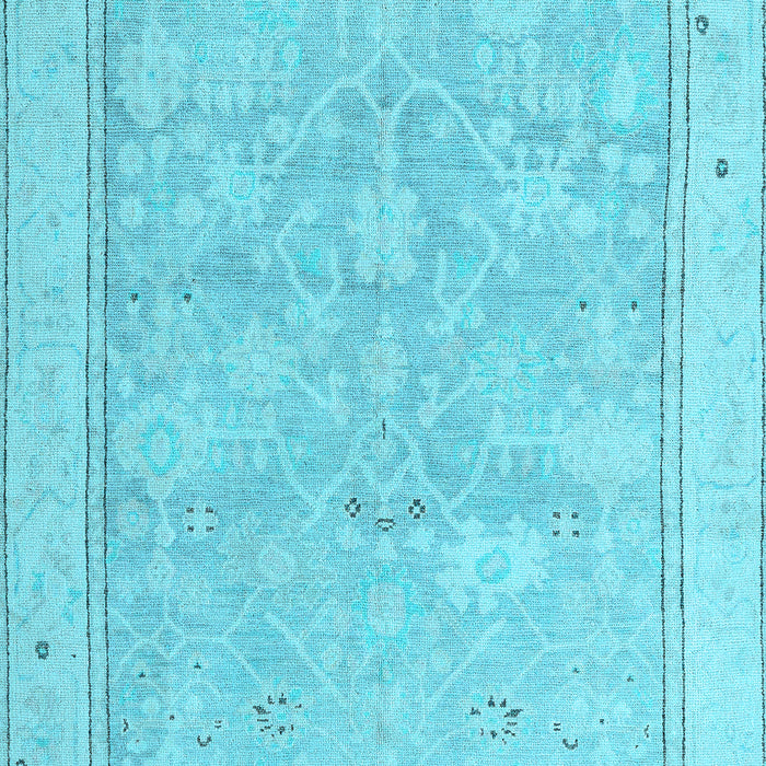Oriental Light Blue Traditional Rug, abs5005lblu