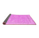 Sideview of Oriental Pink Traditional Rug, abs5005pnk