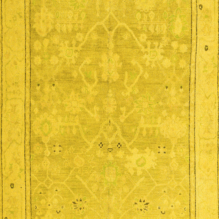 Oriental Yellow Traditional Rug, abs5005yw