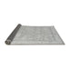 Sideview of Oriental Gray Traditional Rug, abs5005gry