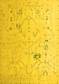 Oriental Yellow Traditional Rug, abs5006yw