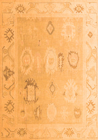 Oriental Orange Traditional Rug, abs5007org