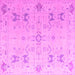 Square Oriental Pink Traditional Rug, abs5008pnk