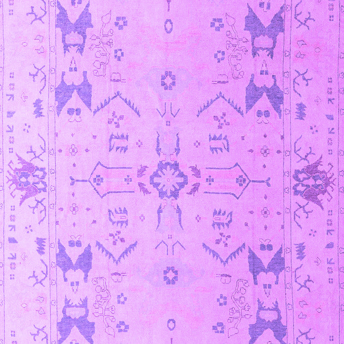Machine Washable Oriental Purple Traditional Area Rugs, wshabs5008pur