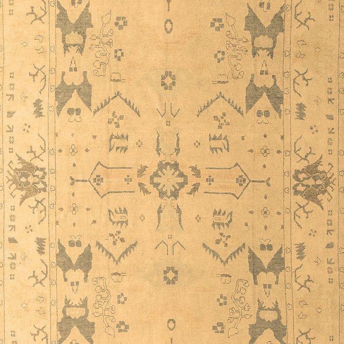 Machine Washable Oriental Brown Traditional Rug, wshabs5008brn