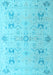 Oriental Light Blue Traditional Rug, abs5008lblu