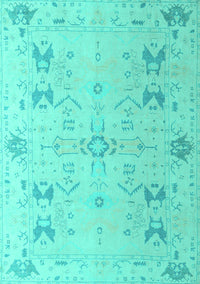 Oriental Turquoise Traditional Rug, abs5008turq