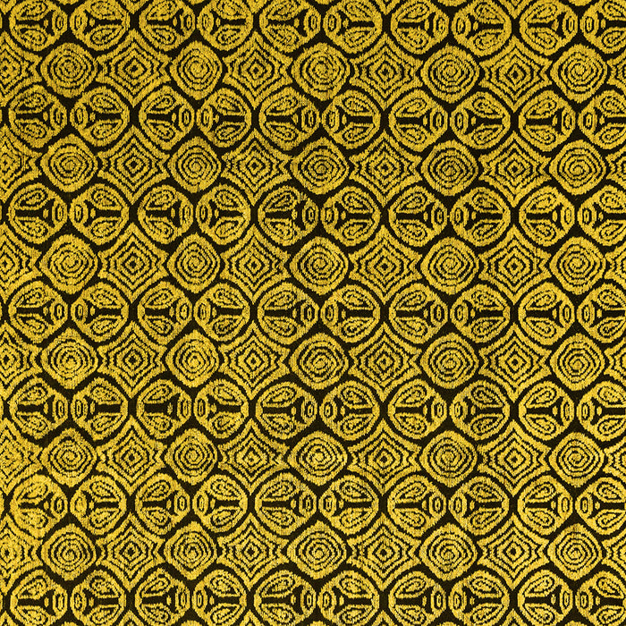 Square Abstract Yellow Modern Rug, abs5009yw