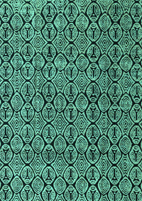 Abstract Turquoise Modern Rug, abs5009turq