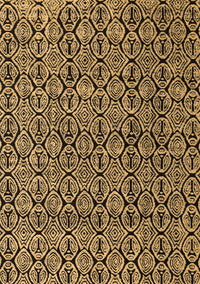 Abstract Brown Modern Rug, abs5009brn