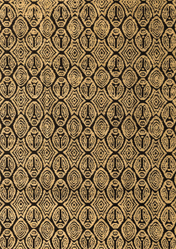 Abstract Brown Modern Rug, abs5009brn