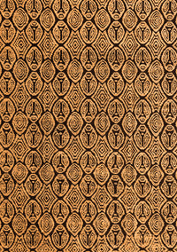 Abstract Orange Modern Rug, abs5009org