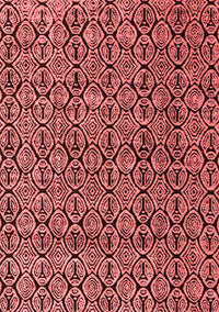 Abstract Red Modern Rug, abs5009red