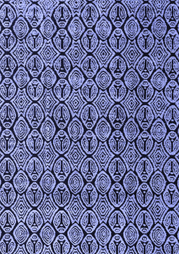 Abstract Blue Modern Rug, abs5009blu