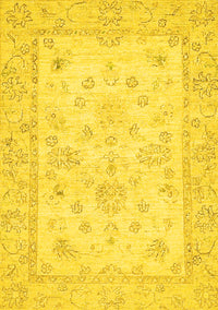 Oriental Yellow Traditional Rug, abs500yw