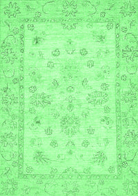 Oriental Emerald Green Traditional Rug, abs500emgrn