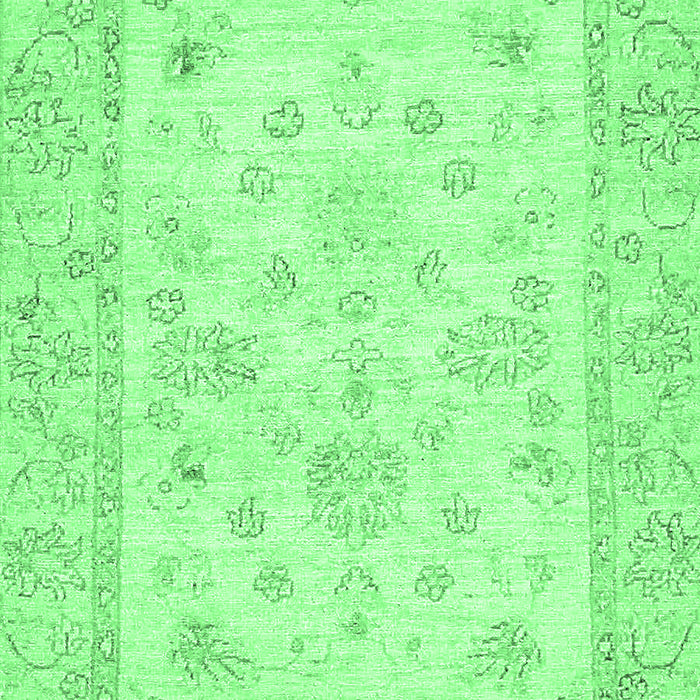 Oriental Emerald Green Traditional Rug, abs500emgrn