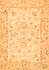 Oriental Orange Traditional Rug, abs500org