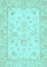 Oriental Light Blue Traditional Rug, abs500lblu