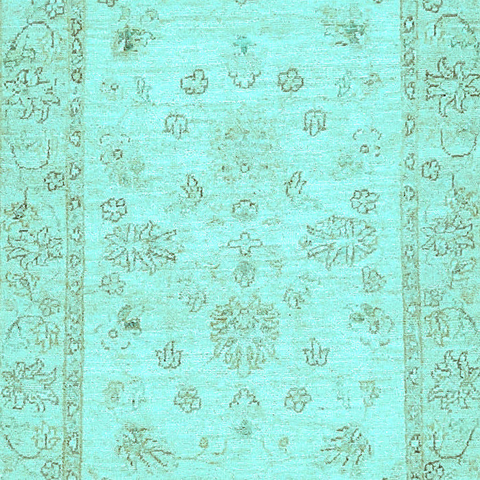 Oriental Light Blue Traditional Rug, abs500lblu