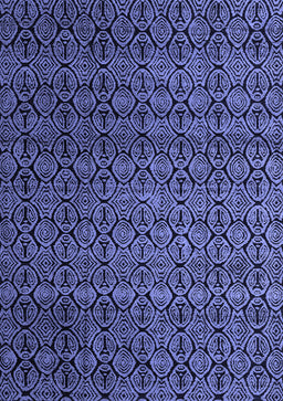 Abstract Blue Modern Rug, abs5010blu