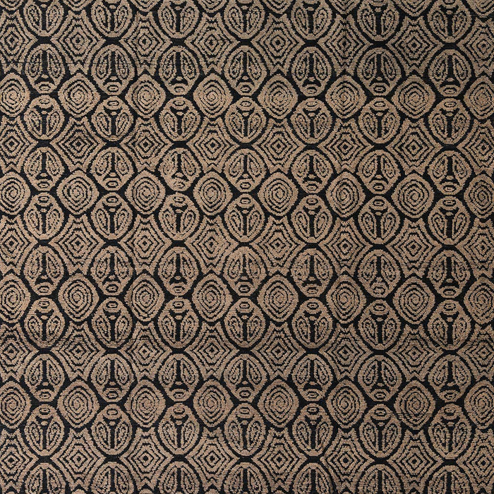 Abstract Dark Almond Brown Modern Rug, abs5010