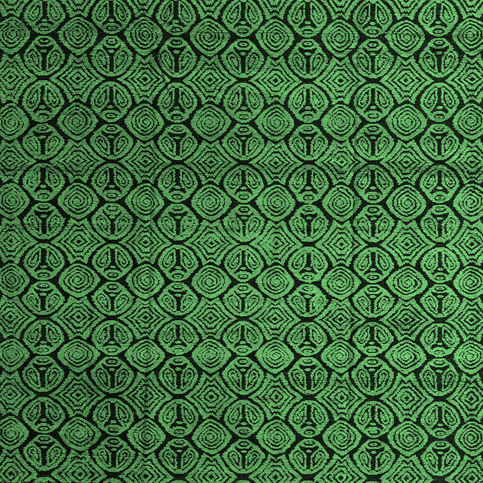 Square Machine Washable Abstract Emerald Green Modern Area Rugs, wshabs5010emgrn