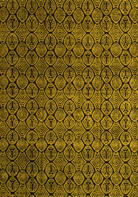 Abstract Yellow Modern Rug, abs5010yw