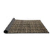 Sideview of Abstract Brown Modern Rug, abs5011