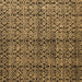 Square Abstract Brown Modern Rug, abs5011brn