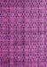 Machine Washable Abstract Pink Modern Rug, wshabs5011pnk