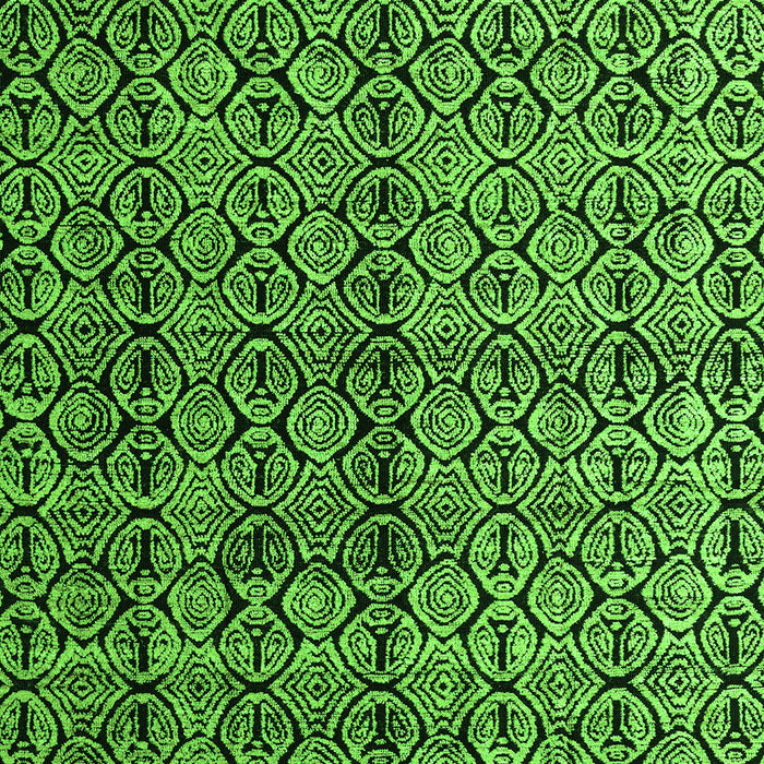 Machine Washable Abstract Green Modern Area Rugs, wshabs5011grn