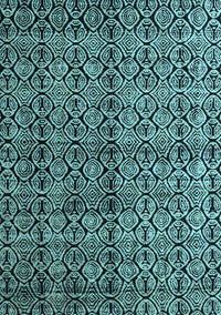 Abstract Light Blue Modern Rug, abs5011lblu