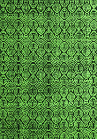 Abstract Green Modern Rug, abs5011grn