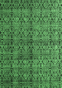 Abstract Emerald Green Modern Rug, abs5011emgrn