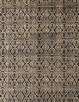 Abstract Brown Modern Rug, abs5011