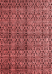 Abstract Red Modern Rug, abs5011red