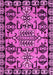 Machine Washable Abstract Pink Modern Rug, wshabs5012pnk