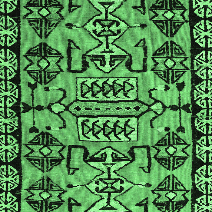 Machine Washable Abstract Emerald Green Modern Area Rugs, wshabs5012emgrn